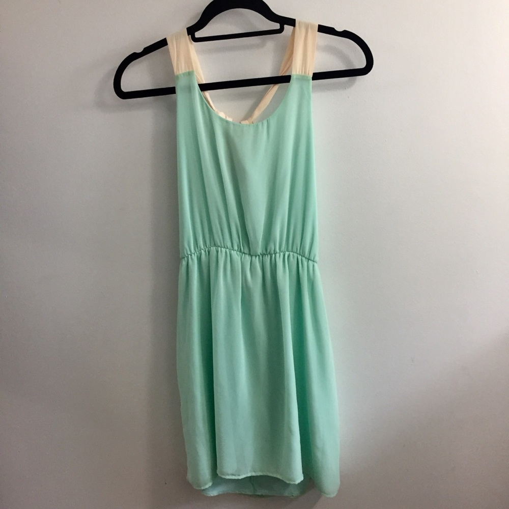 LuLu’s Bow Strap Dress | Mint | M